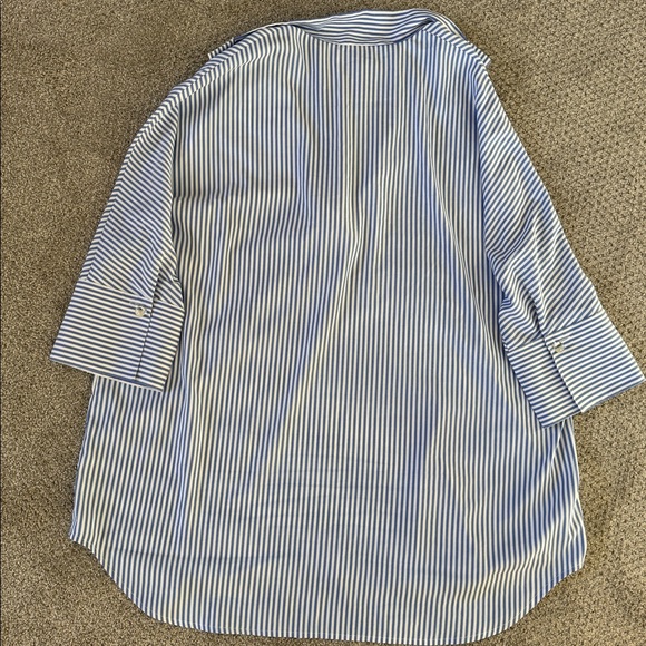 Tuckernuck Blue Stripe Willow Blouse - Picture 8 of 9